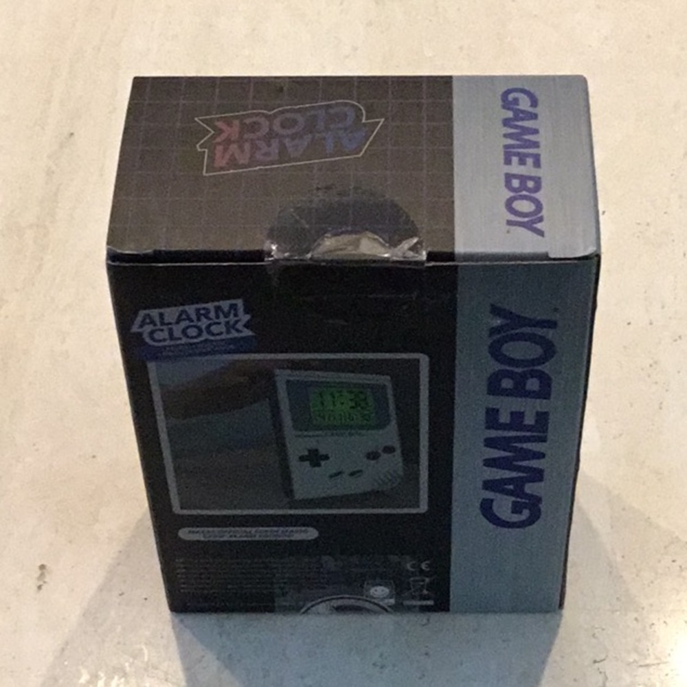 Nintendo Gameboy Alarm Clock With Super Mario Land Sounds Game Boy New - Picture 11 of 13